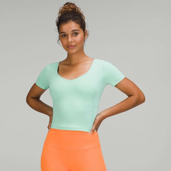 LULULEMON Align T-Shirt in Wild Mint Size 12 - Picture 1 of 10